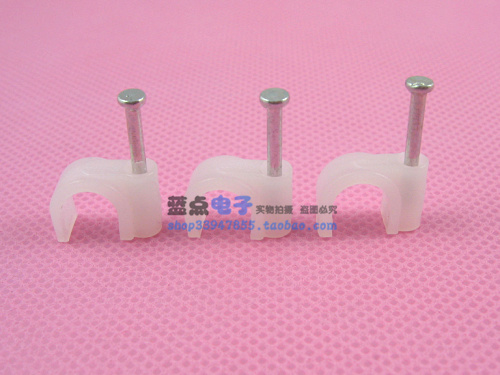 8mm round steel nail clamp wire nail cable wire nail wire buttoning wire nail clamping wire nail plastic press wire clamp 30