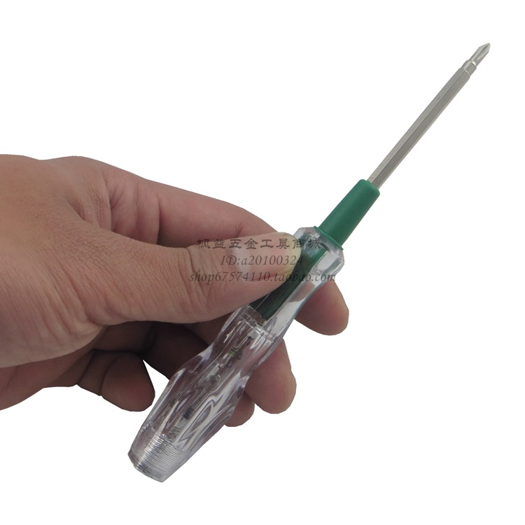 Weilong LEGACY tool Crystal handle pen screwdriver Dual - use electric test pen cross - use head