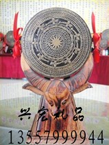 Magnifique Countryside Bronze Drum Guangxi Cadeaux en vedette 13 cm pur laiton 13cm fûts avec emballage haut de gamme