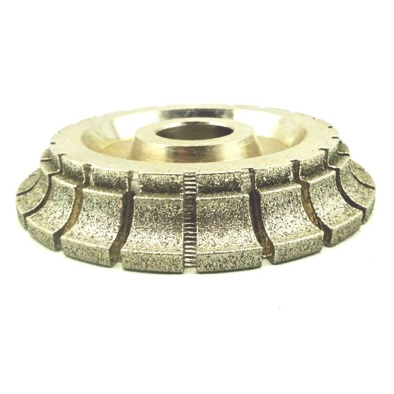 2 cm 3 Number of sides Type-Haitang edge Type electroplating grinding wheel head quartz stone grinding wheel stone machining grinding wheel cutter