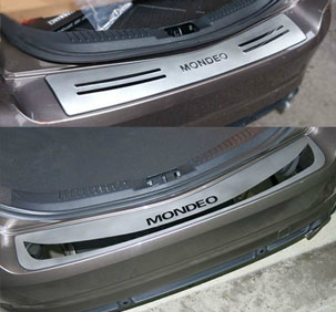 Ford 08-13Ford Shengsheng Rear Guard Board Retrofit special trunk pedal tail threshold strip stainless steel