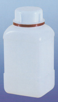 Large square bottle ink bottle reagent bottle (with insurance) PE square bottle polypropylene square bottle 1000ml