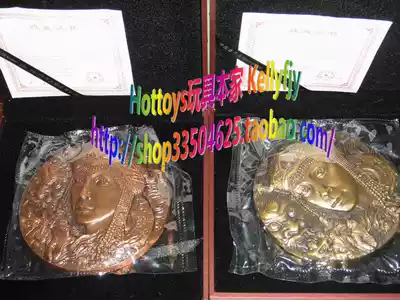 The new Shanghai Mint Turandot big bronze chapter Purple Yellow pair with the same number Xu Yunfei