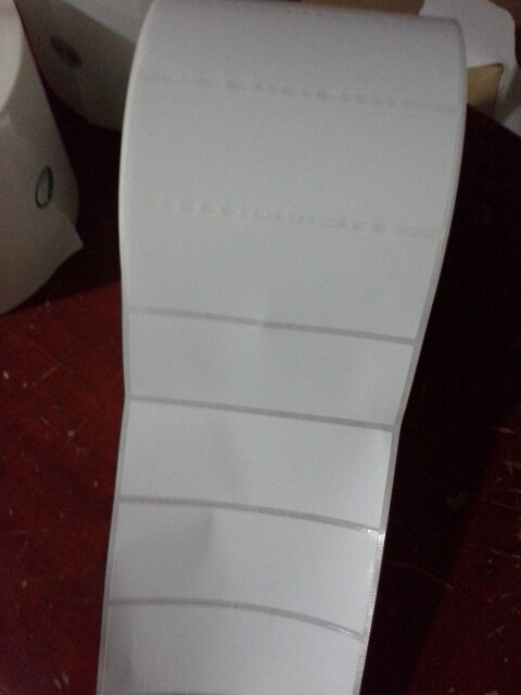Self-adhesive label paper Barcode photocopying paper Blank label 100mm*35mm 1000 1R Factory direct sales