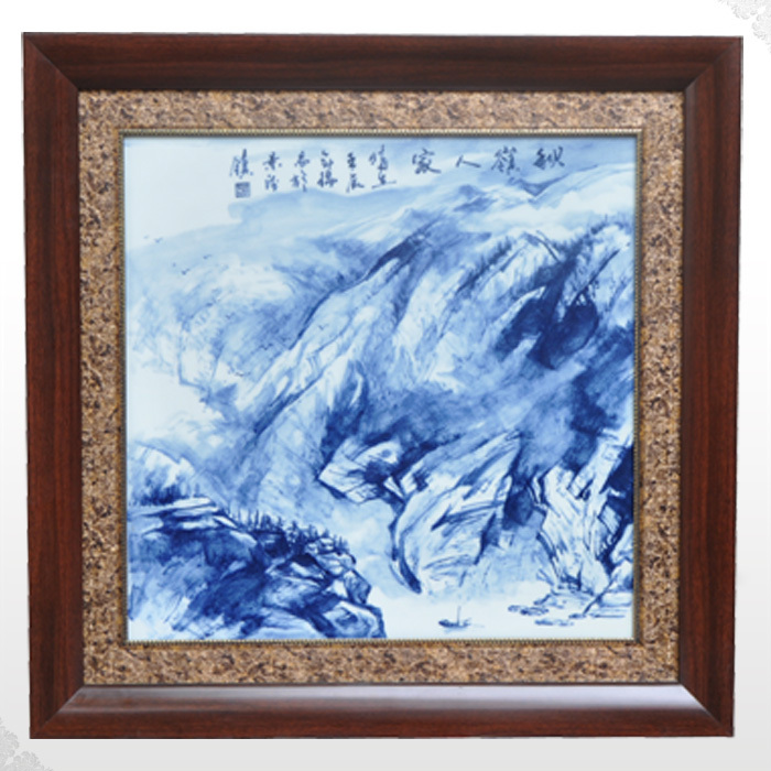 Jingdezhen famous hand - made porcelain decoration decoration ceramics YuJinChang furnishing articles offered home - cooked in arts and crafts