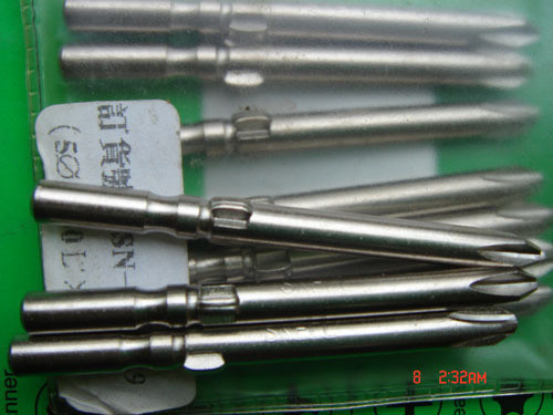  Taiwan Electric screwdriver tip Phi 5 * 80 *PH2 Electric screwdriver head electric screwdriver head electric batch head