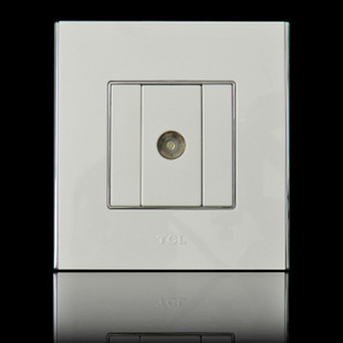 TCL Legrand switch socket pure flat board A8 series cable TV socket with anti-counterfeiting