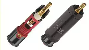 Original German WBT 0114Cu value version RCA signal cable plug 1 box 4 pcs