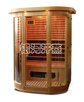 Far infrared sauna room Light wave room Double elliptical luxury tourmaline sweat steam room