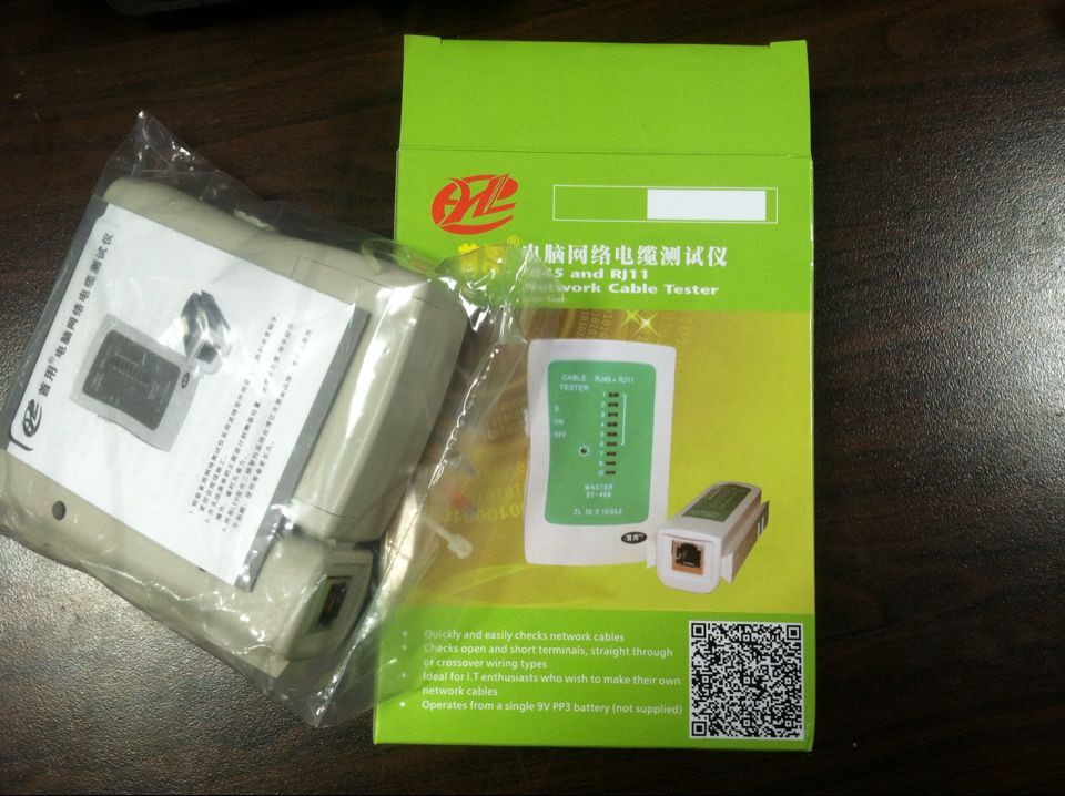 Test network cable tool test protocol computer network cable tester battery-Taobao