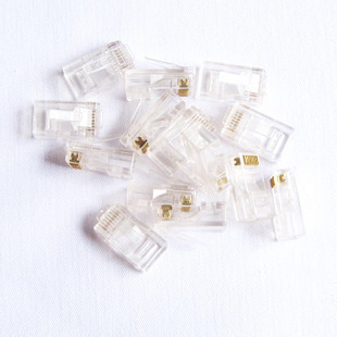 COB crystal head network crystal head 8P8C RJ45 super five crystal head 1000 pieces can be sold in bulk
