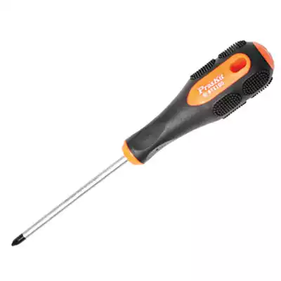 Taiwan Baogong 9SD-210B Imported two-color soft handle cross screwdriver screwdriver screwdriver 5x100mm