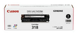 Original Canon CRG-318BK black toner cartridge LBP7200cd cdn LBP7660Cdn black powder box