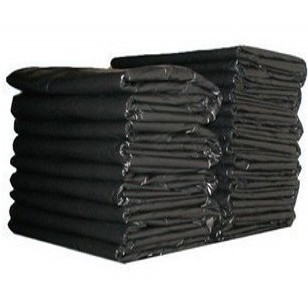 Thickened garbage bags, enlarged black flat pockets, 80*90CM, garbage cleaning bags, 20 pieces