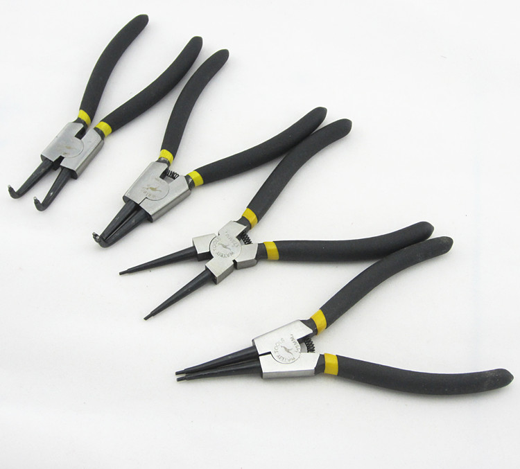 Wittley C-type buckle pliers Multi-function snap ring pliers Snap yellow pliers Inner and outer support outer and inner straight outer curved inner curved snap spring pliers