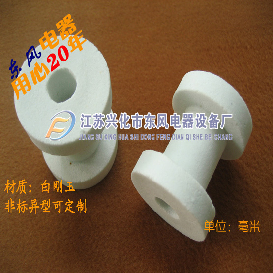 Manufacturers supply industrial resistance furnace supporting suspension fixed heating wire I-shaped ceramic frame corundum shaft porcelain clip