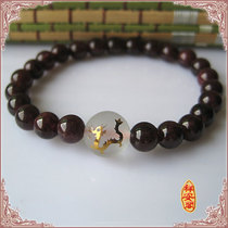 Xiangan Pavilion Garnet Chicken Liuhe Bracelet 6MM (Women) Dragon Zodiac Chicken Mascot 』