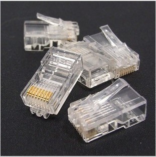 RJ45 network crystal head 8-core 8P8C crystal head COB crystal head