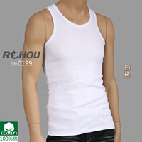 Áo vest nam cotton nam vest mỏng màu hoang dã vest vest thấm mồ hôi Cơ sở vest 0199 áo thể dục chấm com