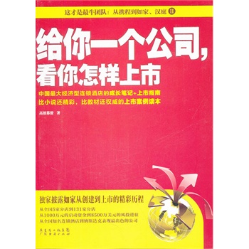 给你一个公司.看你怎样上市 正版图书 高级幕僚