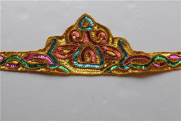 Manufacturer Direct Dance Stage Costume Accessories Decoration Accessories Diy Material Handmade Beads Gold & Silver Color Crown