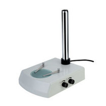 Column type transflective microscope base