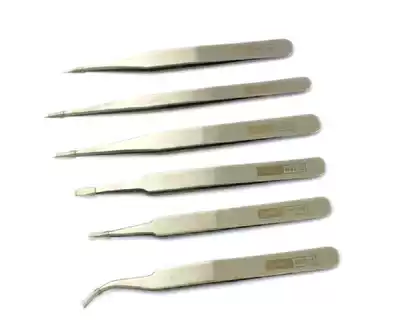Willegacy stainless steel tweezers precision electronic tweezers plus hard tweezers WST-10WST-11-WST-15-
