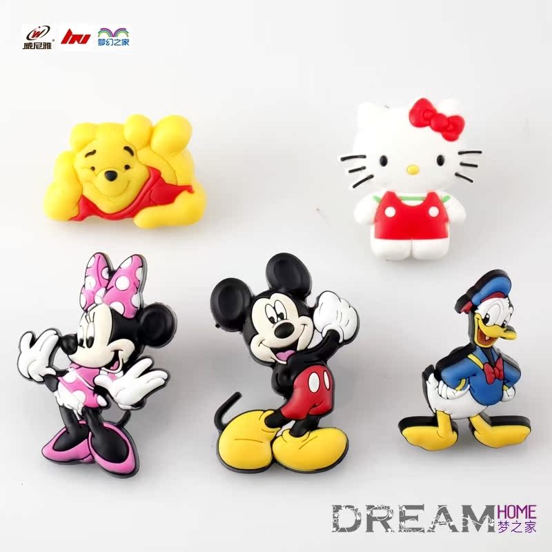 Dream House Cartoon Hand Software Handle Kids Room Drawer Cabinet Classic Handle Animation Classic