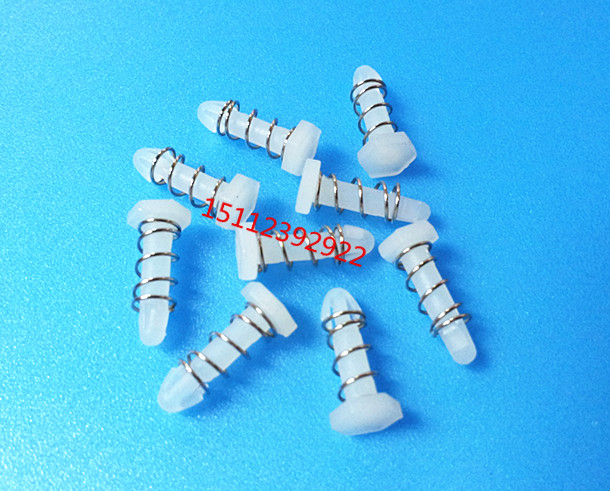 Hexagon spring rivet Heat sink rivet with spring plastic rivet Fan rivet Nylon fixed buckle environmental protection