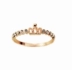 Ouyaqi Trang sức Hàn Quốc Thời trang Kim cương nhỏ Vương miện Nhẫn nhỏ Nhẫn ngón tay Nhẫn J028