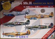 Italian ITALERI 2685 1:48 World War II British Air Force Spitfire MK IX Fighter model