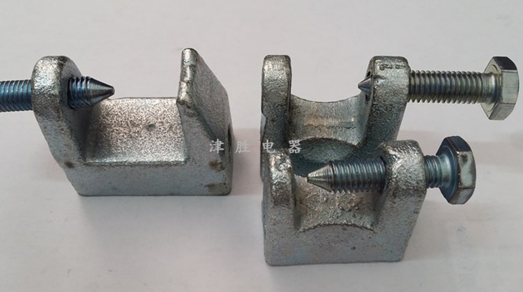 Cast iron tiger card, cast iron tiger tooth and tiger mouth clip, I-shaped steel pipe card, screw tube card, factory direct sales