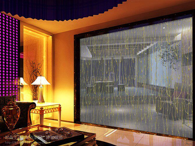 Clamp glass filament screen screen partition of the mask glass special lamps clamp clamp shaped ultra-white mirror background wall