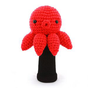AMIMONO_Handwoven cute octopus golf course wood cover (F702-A)
