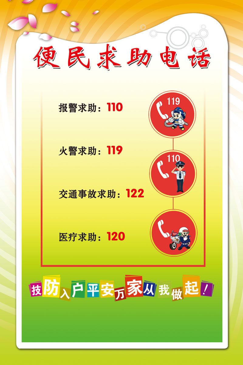 电话号码海报设计 电话号码海报设计