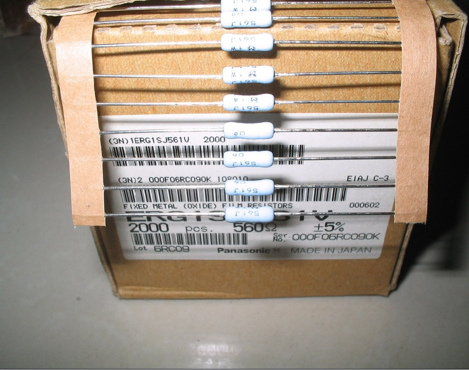 Japan's Panasonic 1W 560R imports of fever resistance compiled with copper feet (10 3 yuan) -Taobao