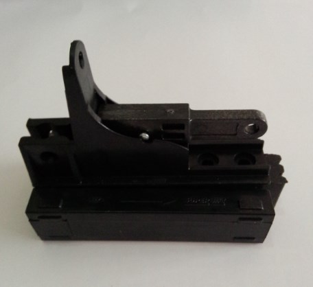 Tin rail with garage door flap door clutch base chain module chain joint clutch