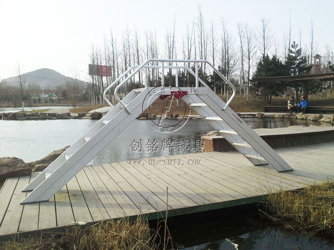 Chuangming plate thickening aluminum bridge aluminum ladder aluminum alloy staircase multi-functional escalator