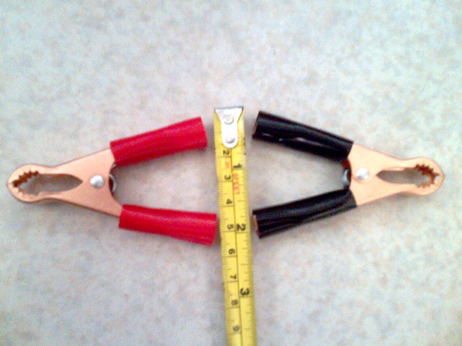 Mid-number battery-clamp double-clip storage battery clips pair of prices