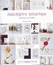 French embroidery-Marabout-abecedaire botanique botanical letters 94 pages