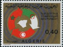  AS1516 Algeria 1987 votes in the vote Flag 1 Full