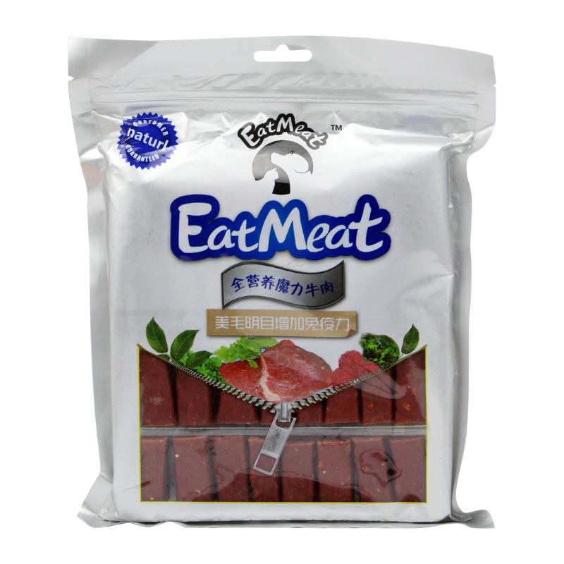 EatMeat不吃斋牛肉棒牛肉干肉条400G 美毛明目营养 宠物狗狗零食
