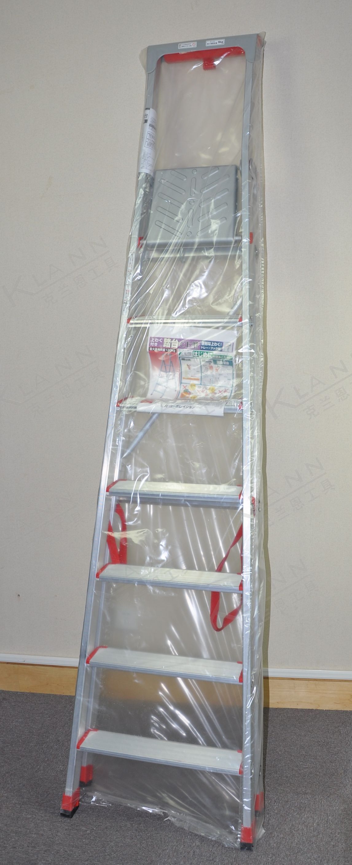 Japan PICA aluminum alloy armrest pedalling CF-7 aluminum alloy herringbone ladder working ladder maintenance ladder-Taobao