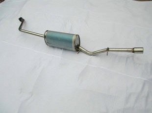 Double layer thickened Kerei elegant rear section stainless steel car silencer exhaust pipe silencer silencer