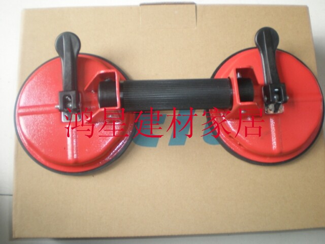 Special price manufacturer Direct Bolin Large two claws active glass suction cup diameter 15cm red suction lift