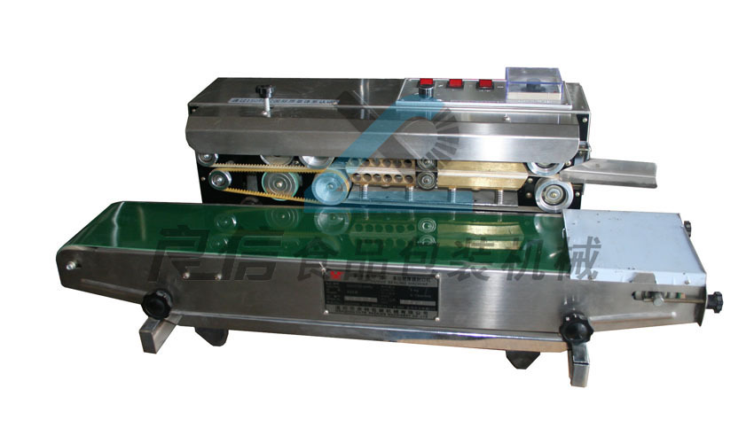 Yute brand 150 stainless steel automatic film sealing machine plastic bag heat sealing machine aluminum foil bag