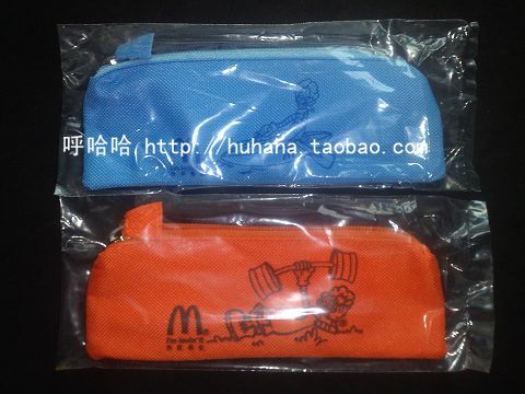 Special offer McDonald's toys Century Sports Birthday Party Pencil Bag Orange Blue Optional Brand New Unopened
