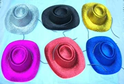 New Gold Powder Cowboy Hat Giáng sinh Halloween Dance Party Party Party Nguồn cung cấp trò chơi - Cowboy Hat Mới - Sản phẩm Đảng / Magic / Hiệu suất