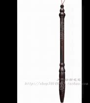 Tire brush rod A249 Rosewood with cap silver silk jade woman(Tire hair pen diy homemade souvenir production custom