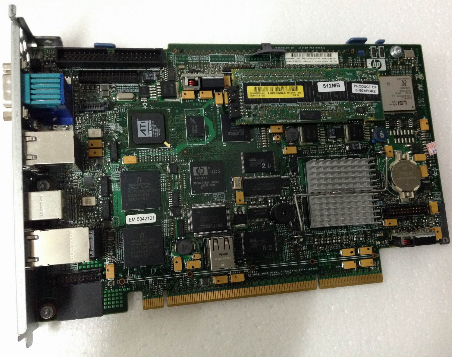 HP DL580G5 I O expansion slot expansion board SPI board 449417-001 013068-001
